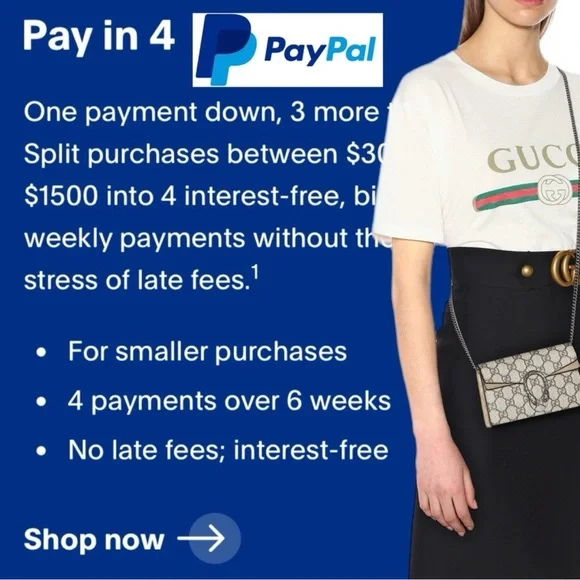 Buy now, pay later with PayPalEnjoy now. Pay later 🤑